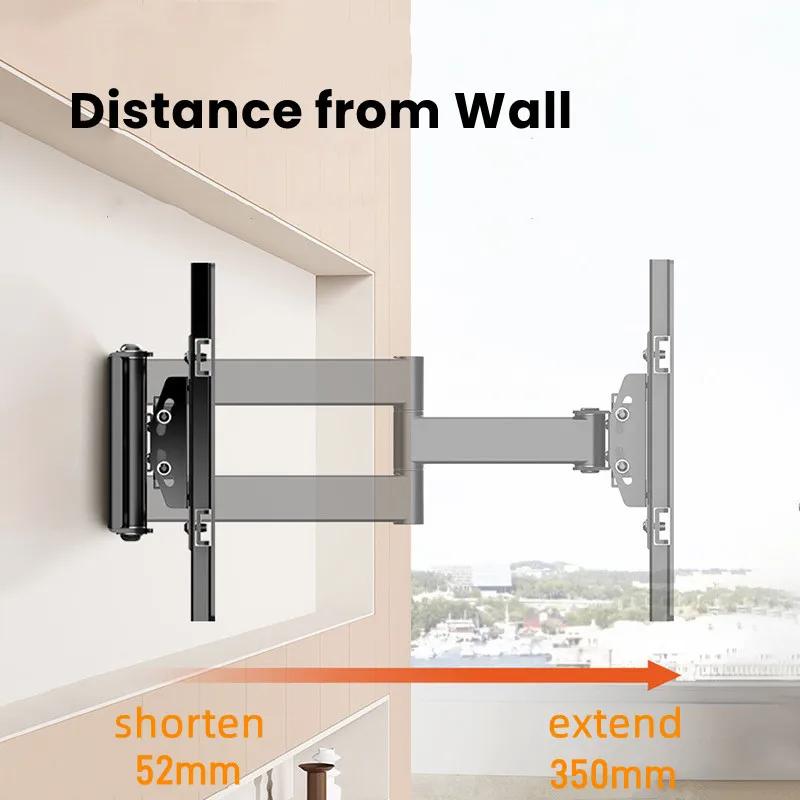 TV Wall Mount Bracket Full Motion Tilt TV Bracket Suit for 26''-60'' TV Screen Load Up To 40kg VESA 400x400mm
