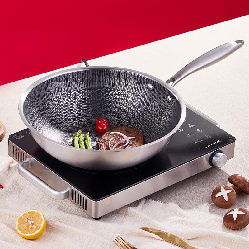 Yibo Legge Series 30cm Wrought Iron Non-Stick Wok & Frying Pan