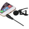 Microphone Flexible Easy to Use Metal Hands Free Lapel Mic for Podcast