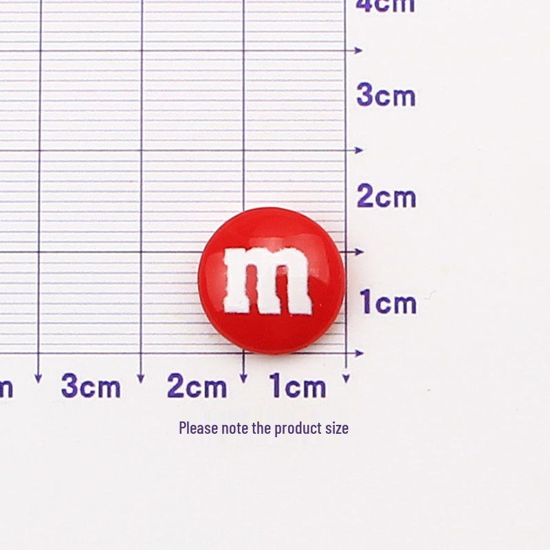 Colorful M&M's Resin DIY Kit: Phone Case, Hair Tie, Hair Clip, Jewelry, Water Cup Sticker, Pencil Box