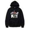 Luffy Print Five-Speed Hoodie - One Piece Anime Long-Sleeved Fleece