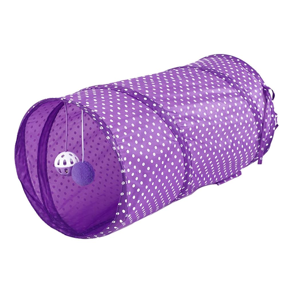 Pet Cat Tunnel Training Interactive Hiding Running Foldable Play Center Cat Toy for Ferrets Bunnies Kitten Rabbits Puppy