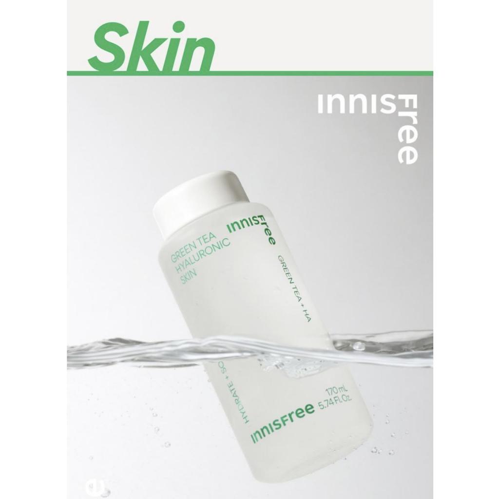 Innisfree Grüner Tee Hyaluron Hautpflege Set