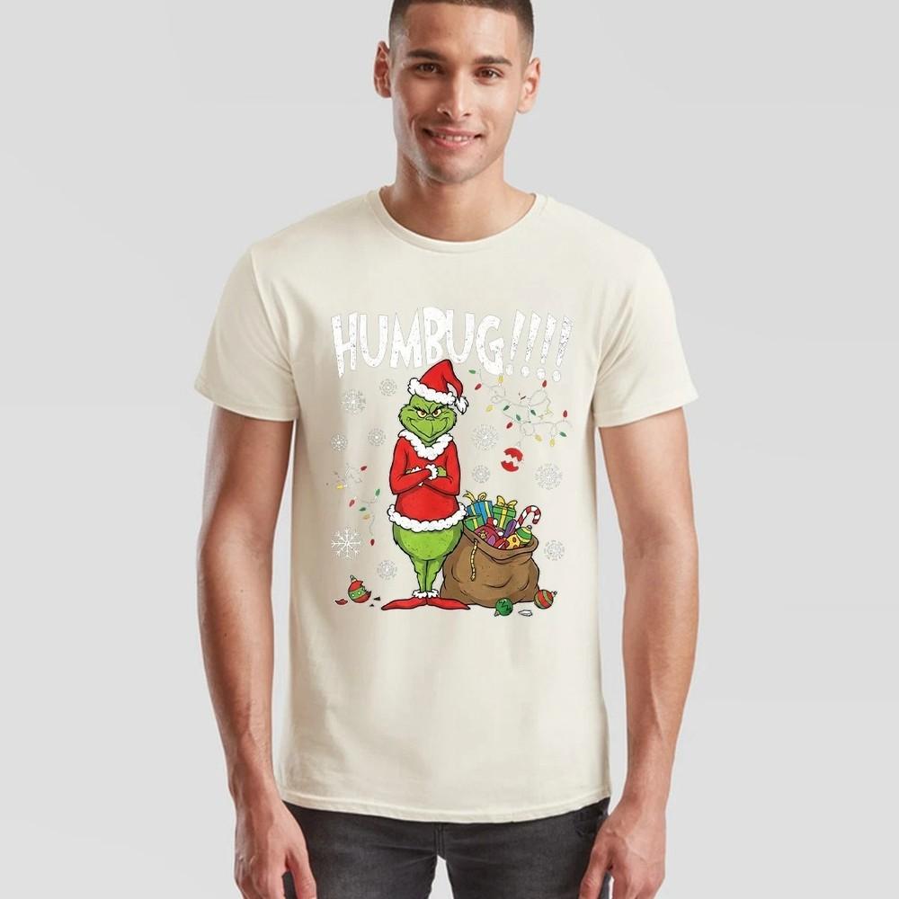 Humbug Grinch Christmas Holidays Graphic Tee Men Women Unisex T-Shirt Unisex T-Shirt XXL
