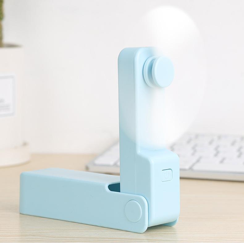 Pocket Folding Handheld Electric Fan Outdoor Portable Mini Fan Charging Style Summer Heat Dissipation and Cool Outdoor Product