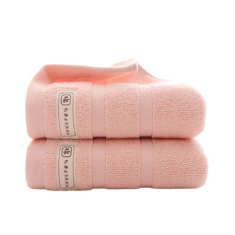 2pcs 34x73cm Blue Lilac Pink Adult Hand Face Bath Towel Set Highly and Soft Absorbent Travel Sport Hotel Beauty-Skin Towels