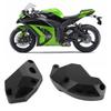 Motorcykel Motorskydd Slider Krockskydd Skydd Passar Kawasaki Ninja ZX‑10R 11‑17 Svart