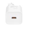 Super schnelles USB-C 25W Power Delivery Quick Charge Ladegerät weiß