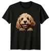 Niedliches Cockapoo Hunderasse Porträt Grafik T-Shirt