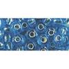 RAYHER Rocailles - 4 mm - Avec garniture d'argent - Turquoise - Boîte de 17 g