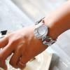 COPHA Watch O Limited Edition Dress Watch with Stylish and Lightweight Quartz Official White Dial x Silver Bracelet [COPHA] Women's Rhinestones,
