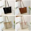 Trendy Canvas Tote Bag For Women Large Capacity Shoulder Bag 2023 Spring Fashion