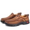 Summer outdoor hiking shoes new hand-stitched large-size leather casual leather shoes