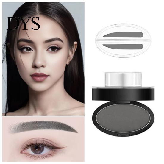Waterproof Brow Powder Seal 1/2Pcs 6G Eyebrow Stamp Natural Long Lasting Smudge-proof Lazy Shape Women Girls Beginner Makeup Tools