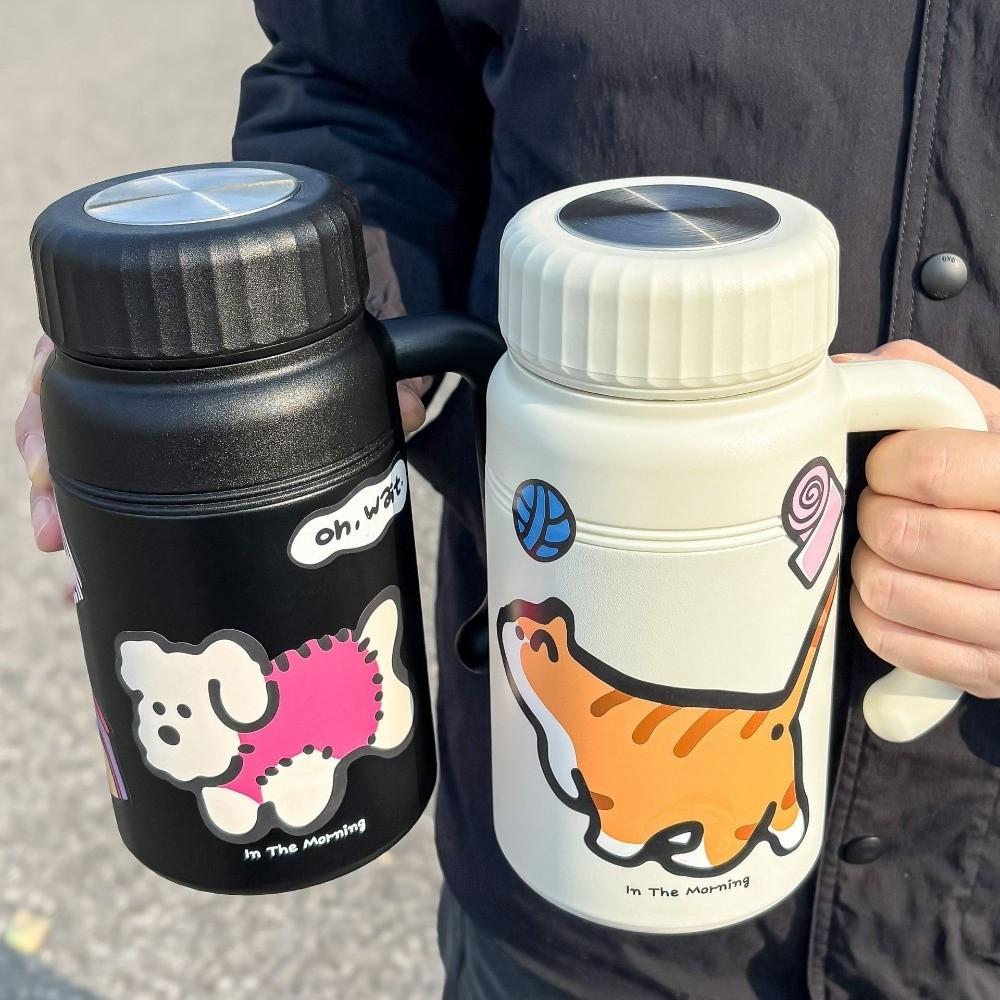 With Tea Strainer Stainless Steel Water Bottle Leak Proof Tea Cup Insulated Cup Workplace Use