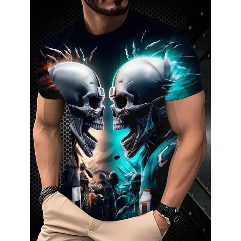 3D Printed Cool Chinese Dragon Pattern T Shirt For Men Summer O-Neck Loose Tops Short Sleeve Tees Casual Mythical Animal Tees