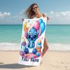Personalized Stitch Bubble Fantasy Art Beach Towel Microfiber Beach Towel Thin Absorbent for Beach Swimming Yoga Bath Sports. 0910296