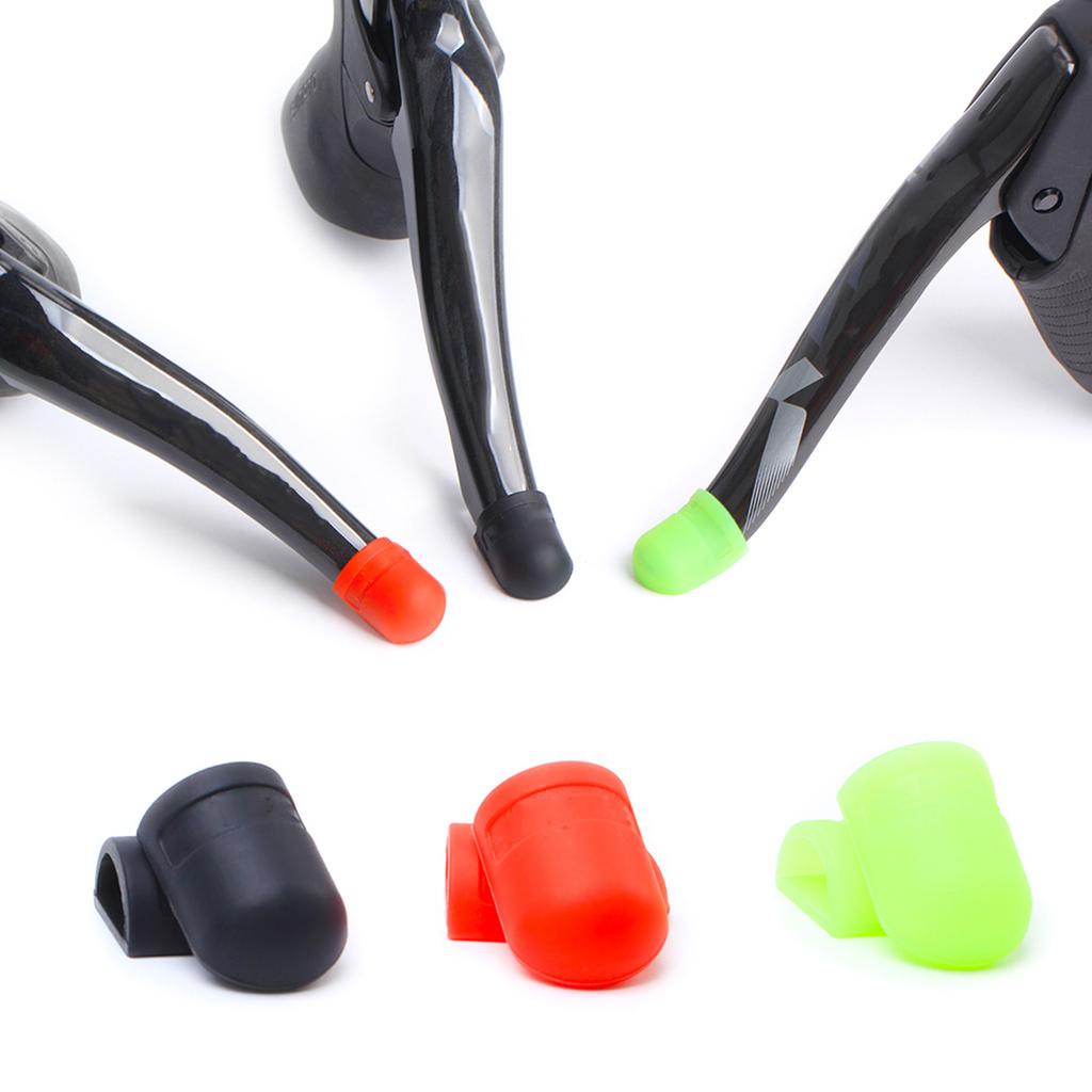 2Pair Road Bike Silicone Brake Lever Cover Anti-scratch Sleeve Protectors Silicone Bicycles Shift Handle Cover Bike Part