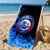 Arema Football club Printed Microfiber Beach Towel, Soft And Absorbent, Quick-Dry, Ideal for Summer Travel, Beach Essential, Swimming Pool