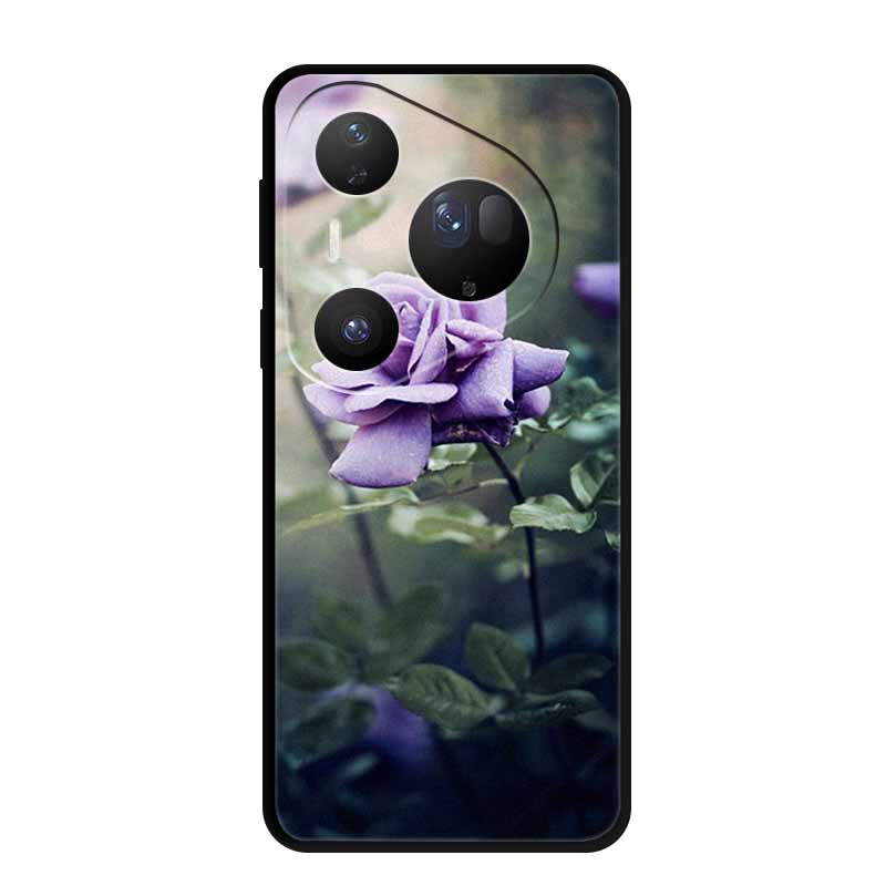 For Huawei Pura 80 Ultra 5G Case Wolf Tiger Lion Cat Black Silicone Soft Phone Case For Huawei Pura80 Ultra Back Cover Case Para