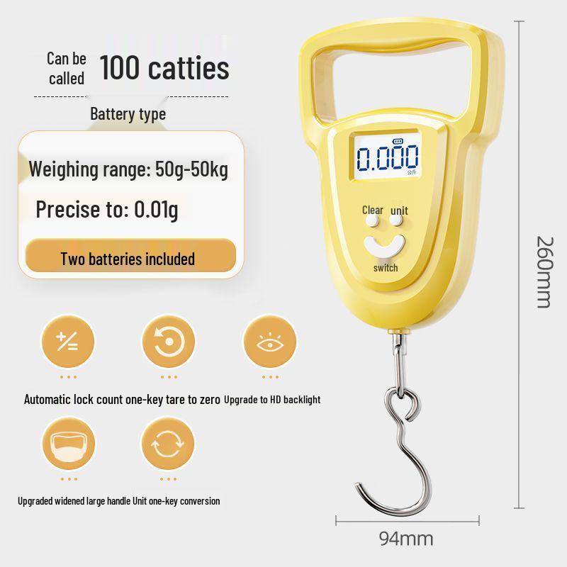 Cântar Electronic Portabil Compact de Înaltă Precizie