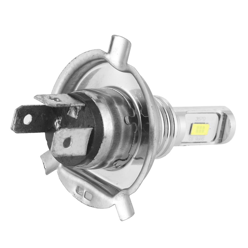 Headlight Fog Lamp LED Bulb Chip for Motorcycle Car WH4 Plug 80W DC 12V 24V(White 3000K )
