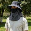 Cappelli Estivi da Sole Protezione UV Cappellino da Caccia Pesca per Esterno Uomo Donna Escursionismo Campeggio Visiera Cappello a Secchiello Patta per il Collo Cappello da Pescatore