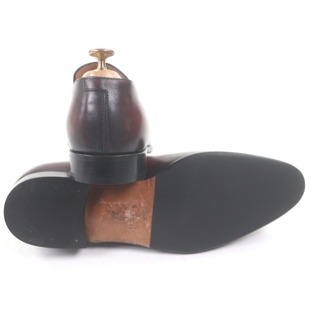 Great BERLUTI loafers Cursive Calligraphy, Scritto Bordeaux leather mens 6.5 Used