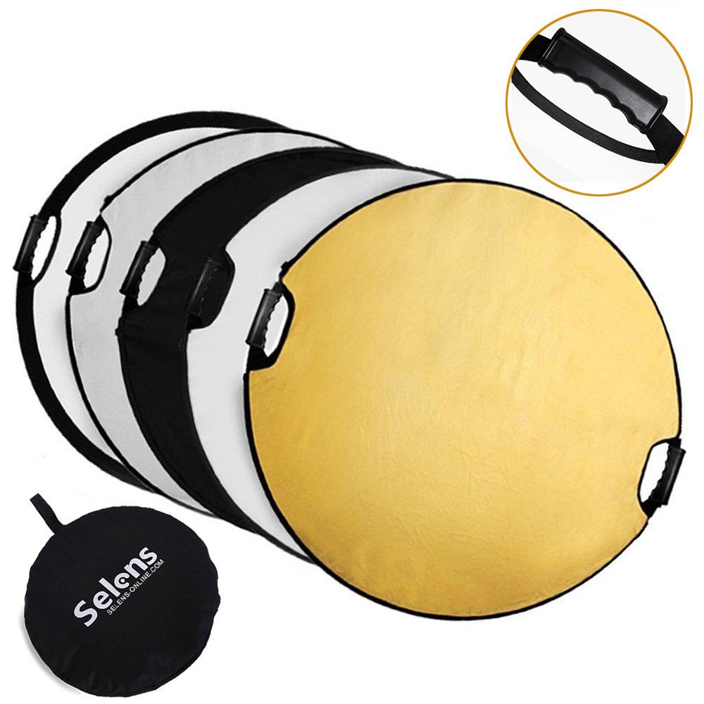 43 inches 5 in 1 reflectors with 78 inches Light Stands and Extendable Holder Arm for Photo Studio Lighting Selens Photography Reflector Stand kit 43 inches 5 in 1 reflectors with 78 inches Light Stands and Extendable Holder Arm for Photo Studio Lighting Selens Photography Reflector Stand kit