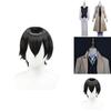 Wyrafinowany strój cosplay Dazai Osamu Peruka Płaszcz trencz Bungo Stray Dog Halloween Karnawał