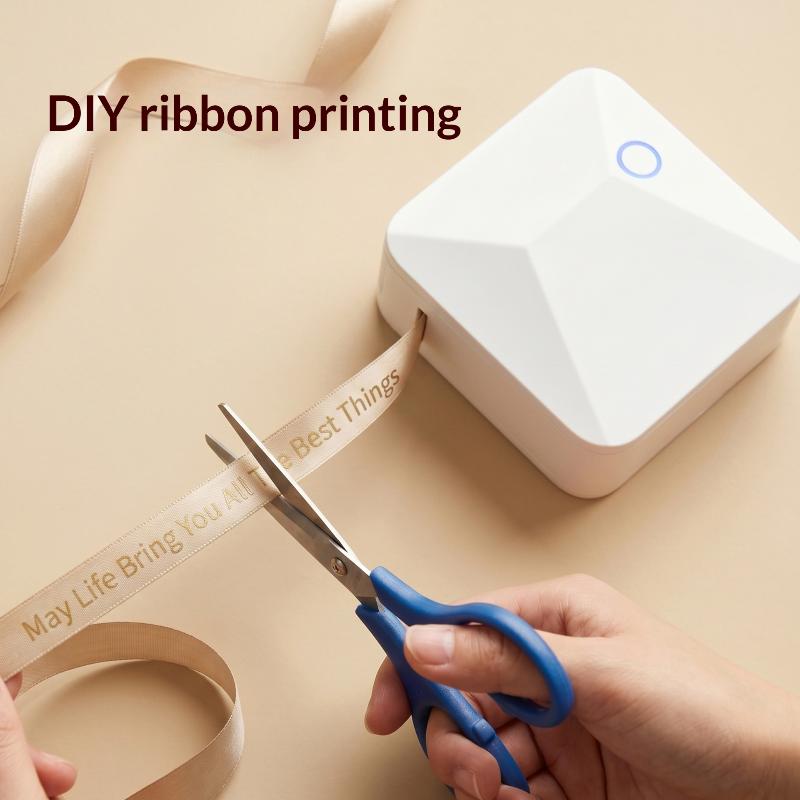 Stain Ribbon Tape Waterproof Label Tape Compatible With Phomemo A30 P15 Label Maker Premium Exclusive Embellish Fabric Ribbons