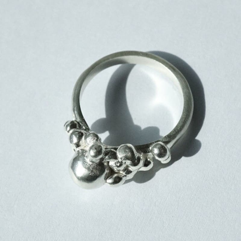 Vacactsilver Bubble Ring