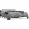 Bed Frame Black 180x200 cm Particleboard and Metal