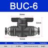 To Turn Switch Manual Ball Current-limiting BUC BTC Series 4mm 6mm Pneumatic Push In Quick Joint Connector Hand Valve
