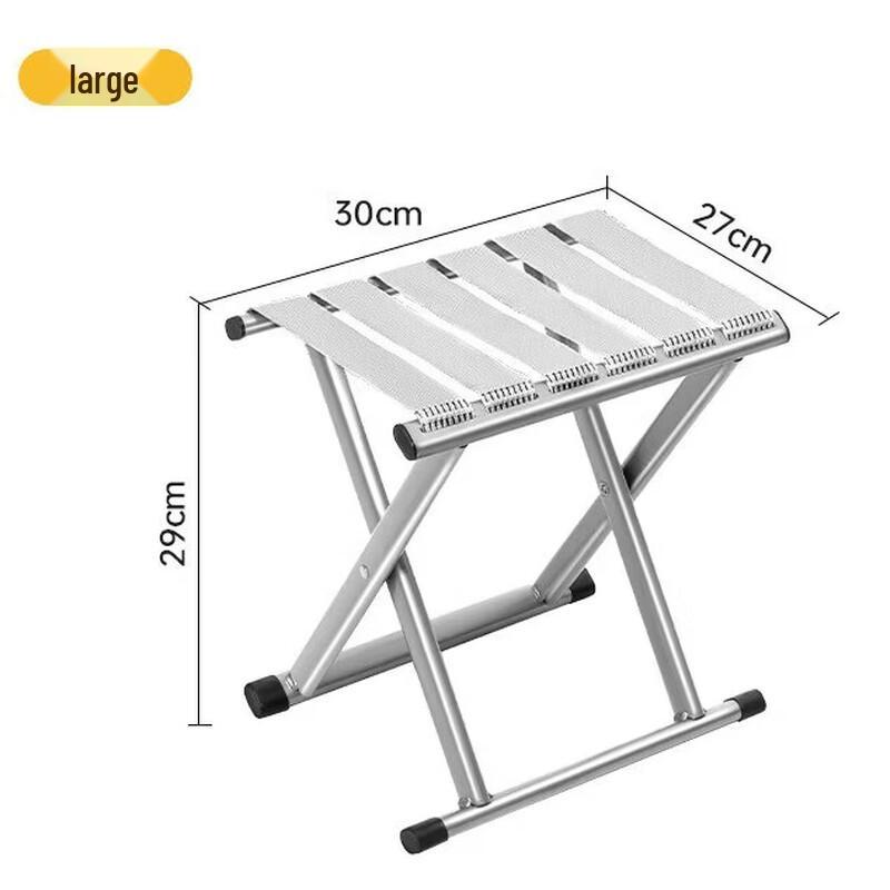 Series Clear Portable Folding Camping Chair with Backrest
