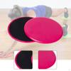 2 Pieces Core Slider Sliding Discs Abdominal Training Lightweight Double Sided Ab Pads Exercise