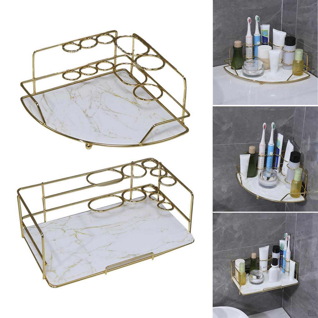 Bathroom Countertop Organizer Corner for Brushes
