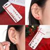Jewelry Accessories Stocking Snowflakes Drop Dangle Christmas Earrings Set Ear Pendants Ear Studs