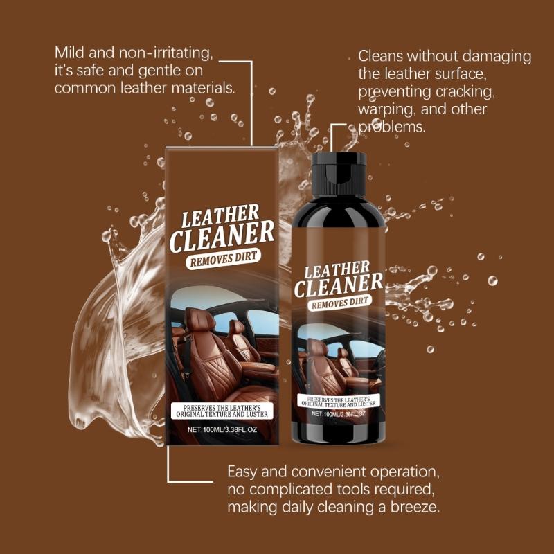 Nourishing Leather Conditioner for Preventing Cracks and Maintaining Softness In Household and Vehicle Leather Goods