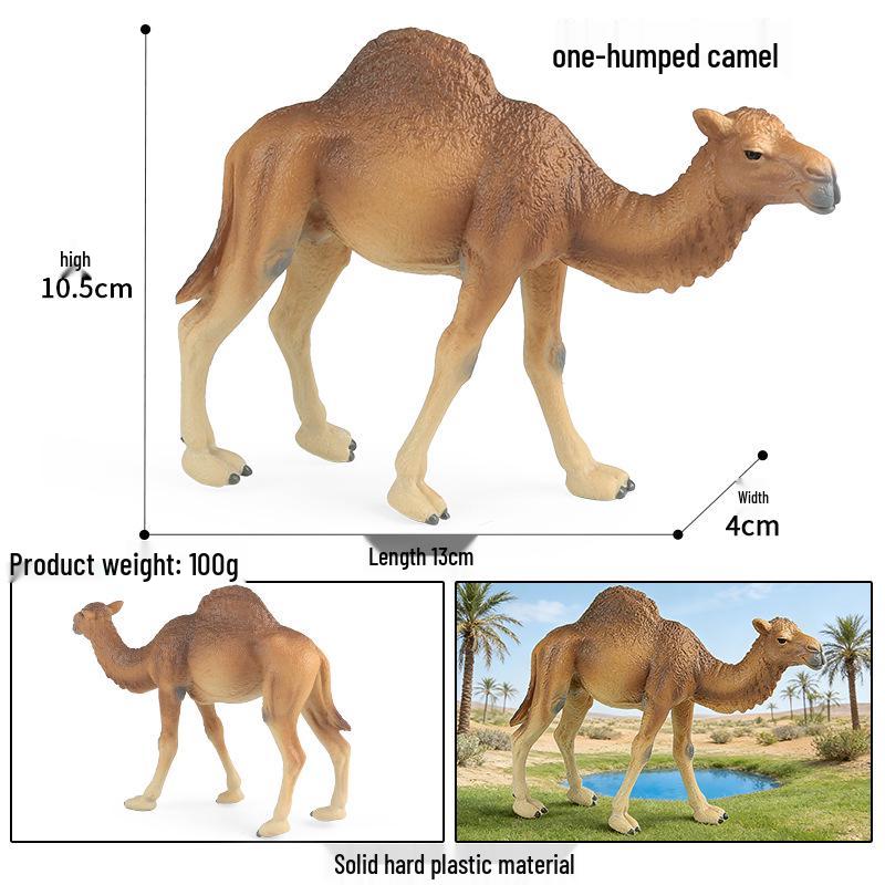 Wildlife Simulation Model: Tiger, Lion, Panda, Elephant, Rhinoceros, Kangaroo, Leopard, Horse, Sheep Toy Set