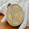 5.08 Cm Brass Pocket Compass Handmade Compass Sundial Queens Coronation Steampunk