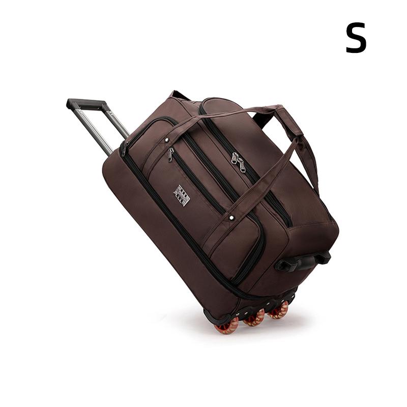 Reisetasche mit Rollen aus Oxford-Stoff, extragroß, faltbar, Reisetasche mit Rollen, Unisex, Reise-Aufbewahrungstasche