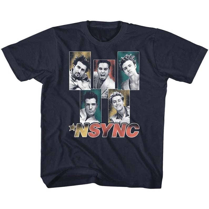 NSYNC Sparkly Boxes Navy Toddler T-Shirt 100