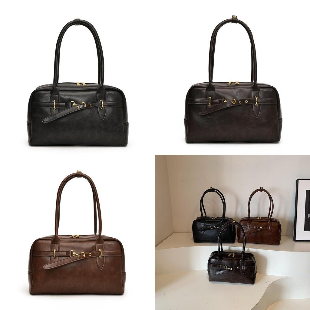 Elegant Brown Casual Handbag For Women Comfortable Large Tote Bag With Trendy Aesthetic Ideal For Everyday