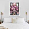 5D DIY Diamond Painting Frog Diamond Embroidery Lotus Animal Cross Stitch Crafts Full Round Drill Home Decor Manual Gift