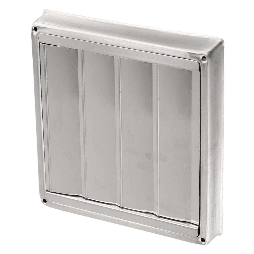 Schwerkraftgitter Kanalabdeckung Rückschlagklappe Edelstahlschrauben Vögel