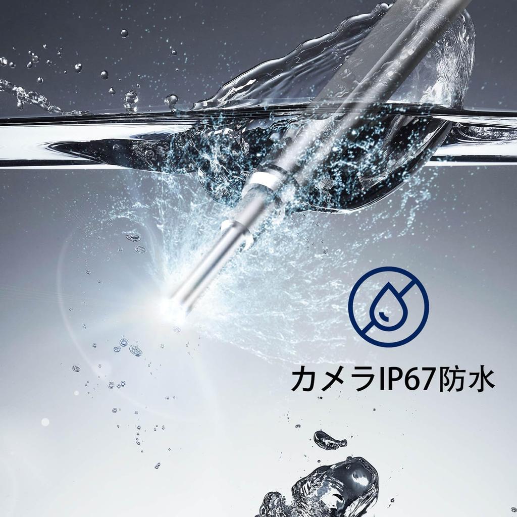 AMTORIN Camera Earpick Compatible with iPhone and Android Earpick No Earscope Camera with Photo and Video Suitable for Elderly and Compatible with