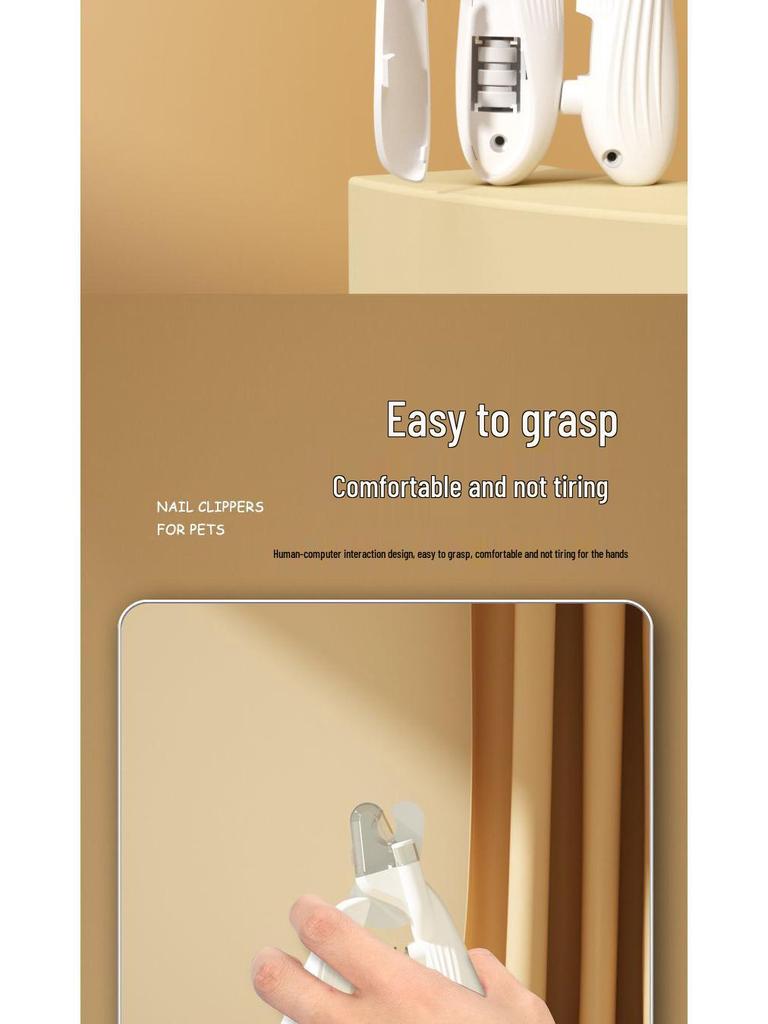 Pet Nail Clippers with Safety Guard for Cats and Dogs