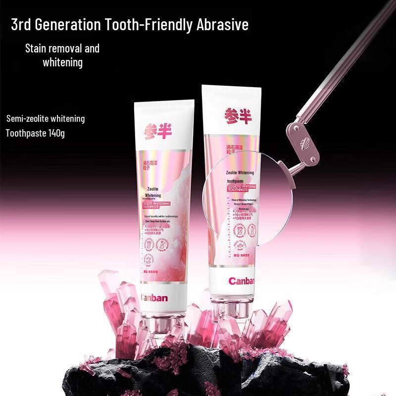 Canban Zeolite Whitening & Cleaning Toothpaste 2-Pack (140g)