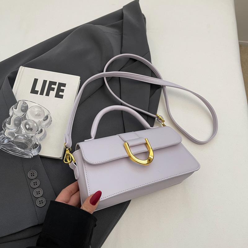 Simple All-Match Women Commuter Crossbody Bags Classic Flap Design Soft Handle Small Handbags Lady Fashion Underarm Bag